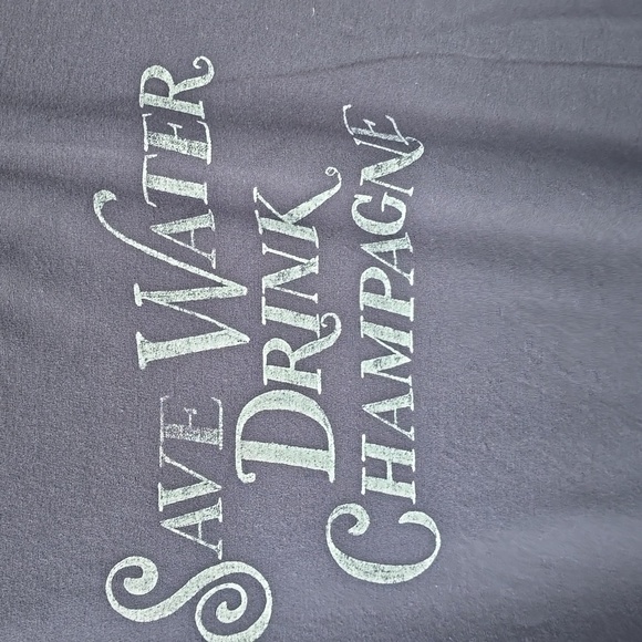 Torrid Grey Drink Champagne Crew Slim Fit Tee 2x super soft - Picture 9 of 10